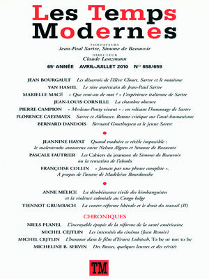 cover image of Les Temps Modernes N° 658